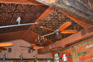 New Orleans Restaurant Faux Antique Copper Design 202