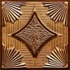 Faux Antique Gold Faux Tin Ceiling Tile Design 201