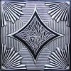 Faux Antique Silver Faux Tin Ceiling Tile Design 201