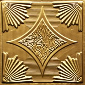 Faux Brass Faux Tin Ceiling Tile Design 201