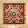 Faux Gold Red Royal Blue Design 215 Ceiling Tile
