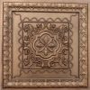 Faux Antique Copper Grid Ceiling Tile Design 24