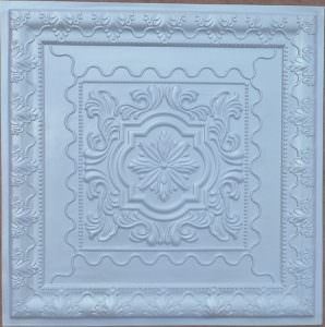 White Pearl Grid Ceiling Tilr Design 24