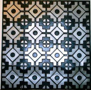 Faux Antique Silver Glue Up Ceiling Tile Design 140