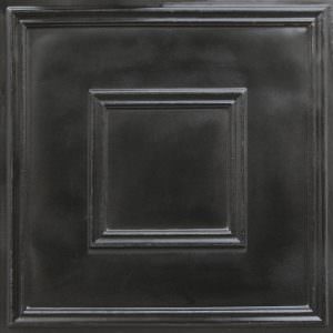 Black Drop In Grid Ceiling Tile Design 208