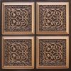 Faux Antique Gold Ceiling Tile Design 231