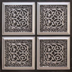 Faux Antique silver Ceiling Tile Design 231