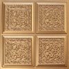 Faux Gold Ceiling Tile Design 231