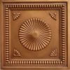 Faux Antique Gold Plastic Ceiling Tile VC 4