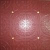 Faux Rosewood Gold Ceiling Tile Design 110