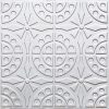 Faux Silver Ceiling Tile Design 110