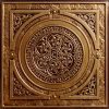 Faux Antique Gold Ceiling Tile Design 225