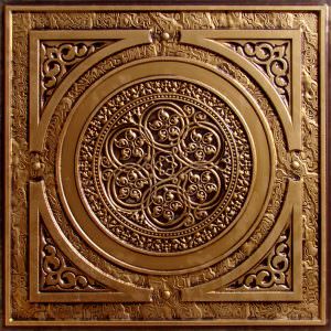 Faux Antique Gold Ceiling Tile Design 225