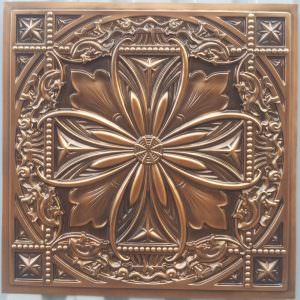 Faux Antique Copper Starbust Design 10