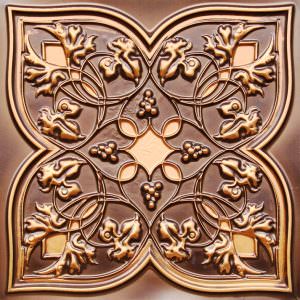Faux Antique Copper Ceiling Tile Design 212