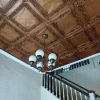Faux Antique Gold Drop-in Grid Ceiling Tile Design 304