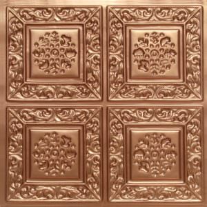 Faux Copper Ceiling Tile Design 203