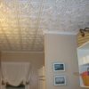 White Pearl Glue Up Plastic Ceiling Tile Design 148