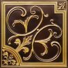 Faux Antique Brass Ceiling Tiles Design 204