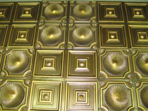 Faux Antique Copper PVC Ceiling Tile Design 112
