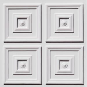 White Matt Plastic Ceiling Tile Design 112