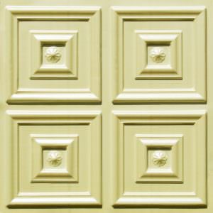 Cream Pearl Plastic Ceiling tile Design 112