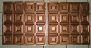 Faux Copper Ceiling Tile Design 153