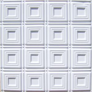 White Matt Plastic Ceiling Tile Design 153