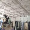 White Plastic Ceiling Tile Design 208 Grid Suspended