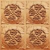 Faux Copper Grape Leaves Ceiling Tlies Design 214