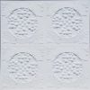 White Matt Grape Leaves Design 214