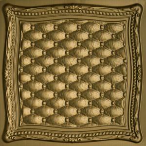 Faux Brass Plastic Ceiling Tile Design 230