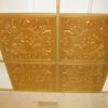 Faux Antique Gold Ceiling Tile Design 25