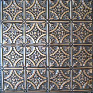 Antique Gold Glue Up PVC Ceiling Tile Design 150
