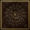 Faux Antique Brass Suspended Grid Ceiling Tile Design 151