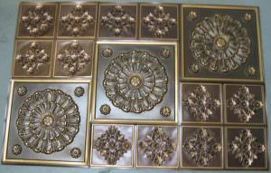 Faux Antique Copper Design 129 and 151 Ceiling Tiles