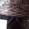 Faux Antique Copper Plastic Ceiling Tile Design 151