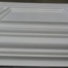 White PVC Ceiling Tile Side View Design 222