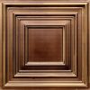 Faux Antique Gold Grid Ceiling tile Design 222
