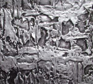 Back Splash PVC WC 40 Antique Silver PVC