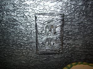 Faux Antique Silver WC-30 PVC Backsplash