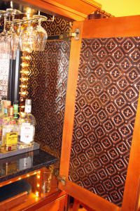 Faux Antique Copper WC-70 PVC Back Splash
