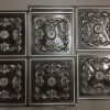 Antique Silver Plastic Ceiling tile Design 130