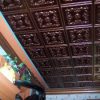 Antique Copper Plastic Ceiling tile Design 130