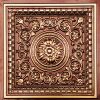 Faux Antique Gold Grid Suspended Ceiling Tile Design VC 2