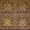Faux Brass Glue Up Ceiling Panel 2x4 Design AA 321