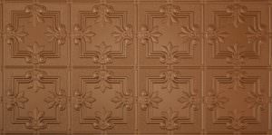 Faux Aged Coipper Glue Up Ceiling Tile Design AA 321