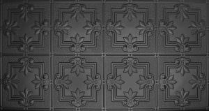 Glue Up Ceiling Tile Black Design AA 321