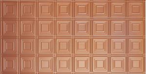 Ceiling Panel Glue Up Faux Copper Design 204