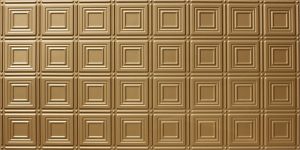 Ceiling Panel Glue Up Faux Brass Design AA 204